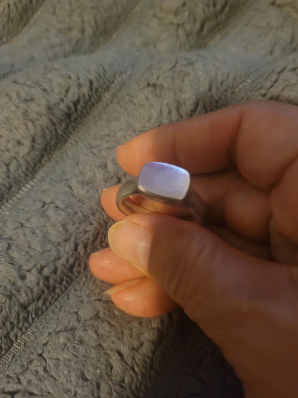 Vintage Sterling Silver Mens Signet Ring Size 11.5 Statement Piece (Unmarked)